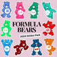 Formula Bears Sticker Pack