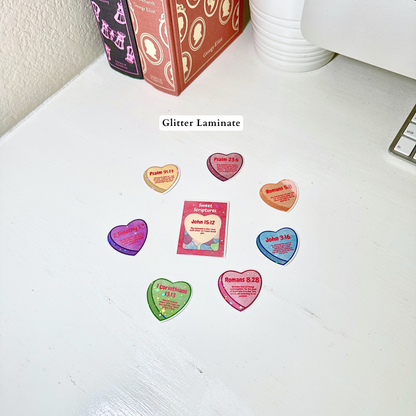 Candy Hearts Sticker Pack