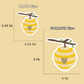 Milk & Honey Sticker Pack - DAVID Size | Small Bible Stickers