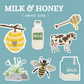 Milk & Honey Sticker Pack - DAVID Size | Small Bible Stickers