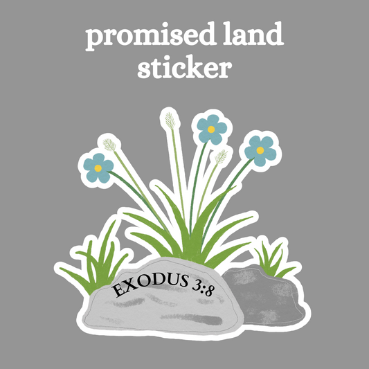 Promised Land Sticker | Bible Sticker