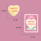 Candy Hearts Sticker Pack