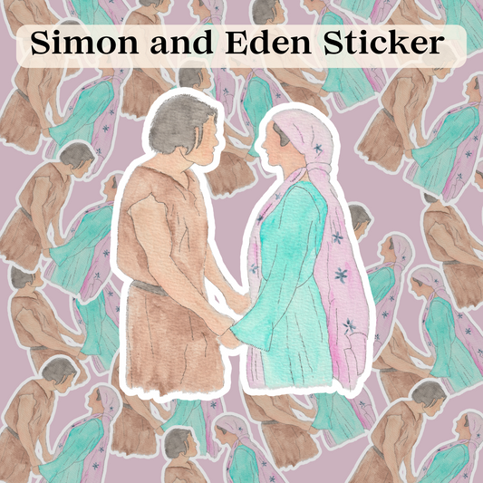 Simon and Eden Sticker | Bible Sticker