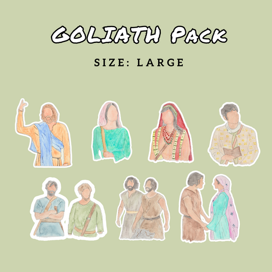 Chosen Sticker Pack - GOLIATH Size | Large Bible Stickers
