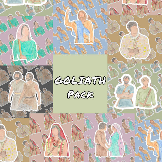Chosen Sticker Pack - GOLIATH Size | Large Bible Stickers
