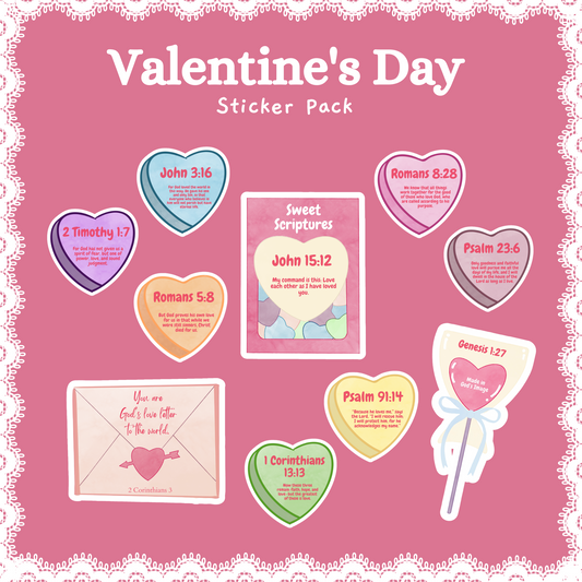 Valentine's Day Sticker Pack