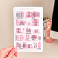 Bible Bookshelf Sticker (2 Pack)