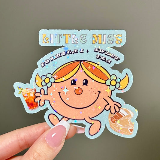 Little Miss F1 + Sweet Tea Sticker