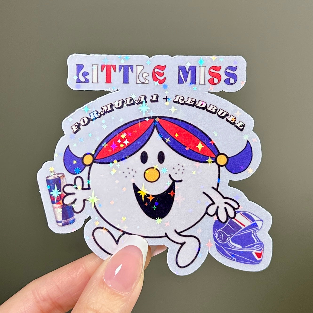 Little Miss F1 + Redbull Sticker