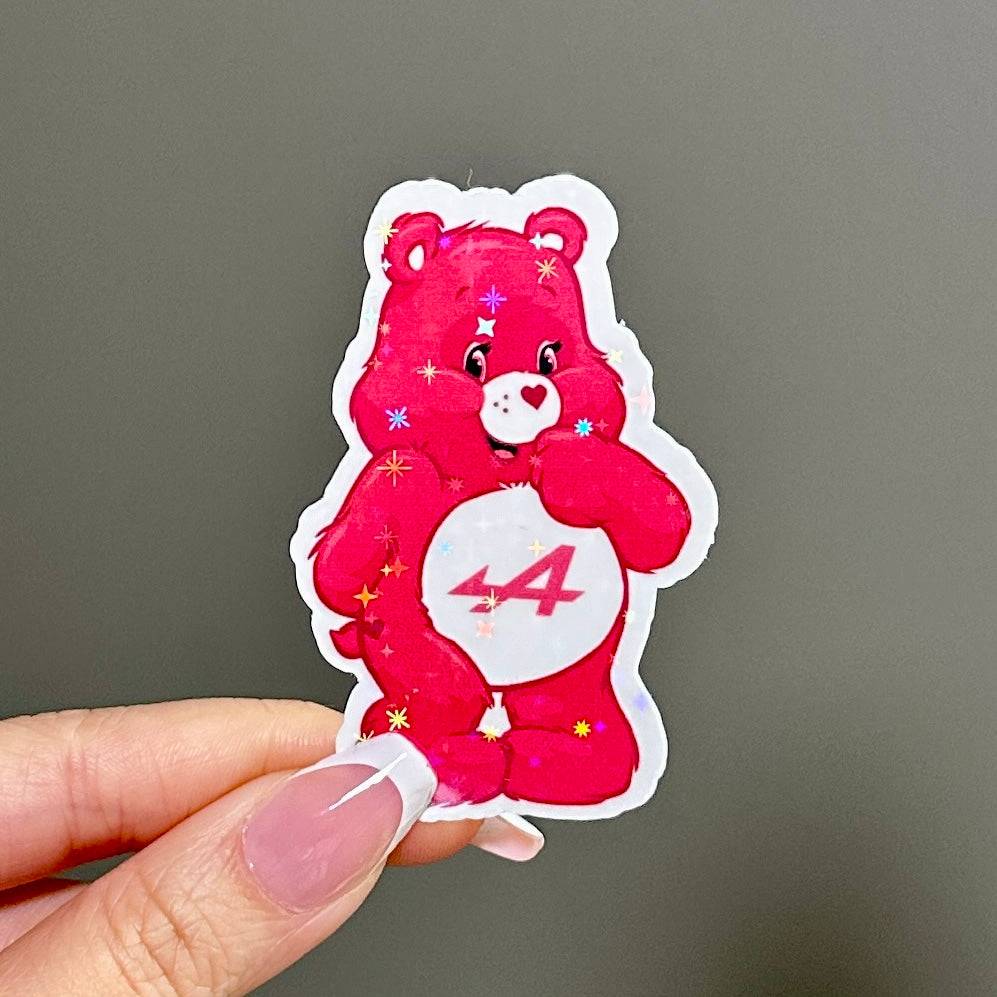 Pink Bear Sticker