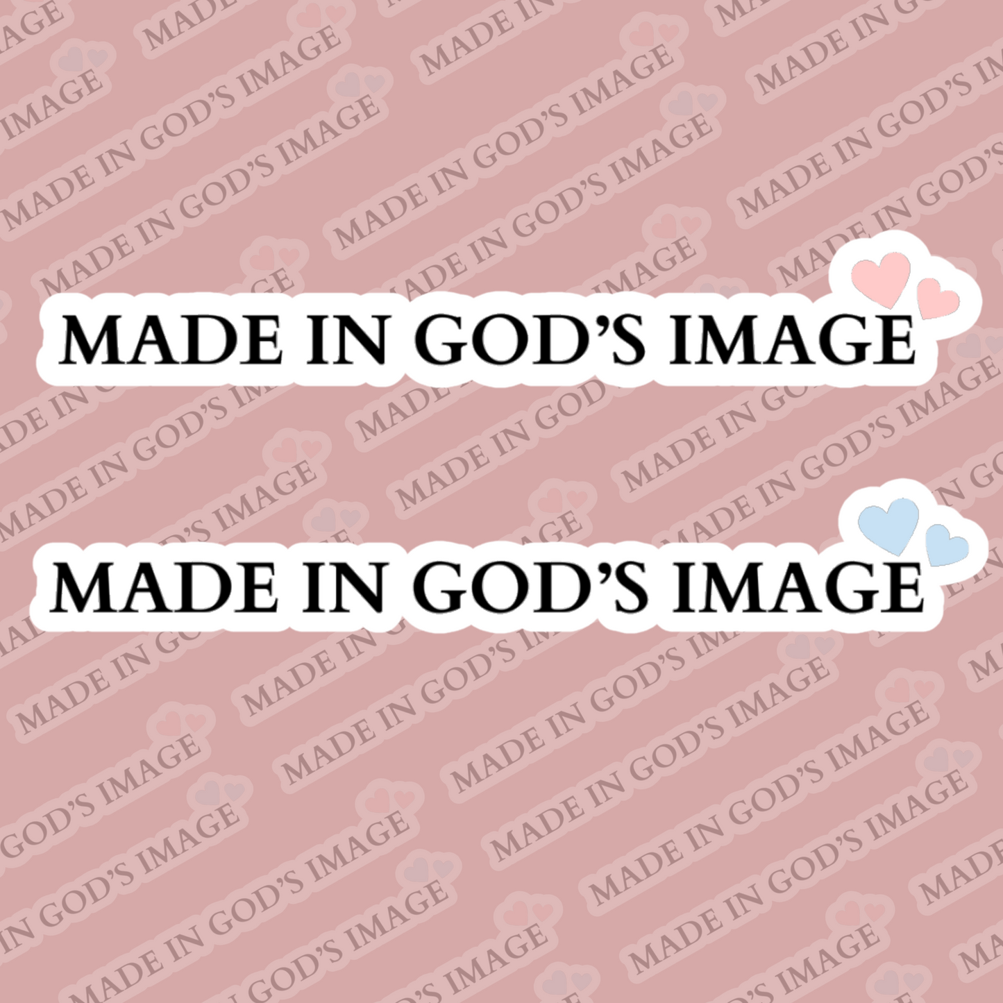 Image of God Mirror Sticker (2 Pack)