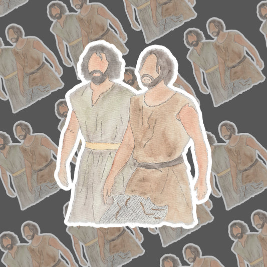 Simon and Andrew Sticker | Bible Sticker